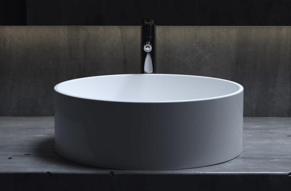 Раковина накладная Salini Armonia 45 см 130112G белая