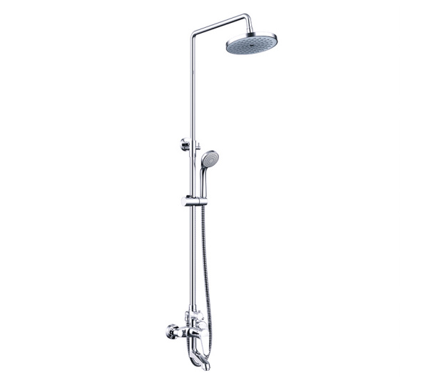 Душевая стойка со смесителем для ванны Bravat Eco F6111147C-A-RUS Душевая стойка со смесителем для ванны Bravat Eco F6111147C-A-RUS