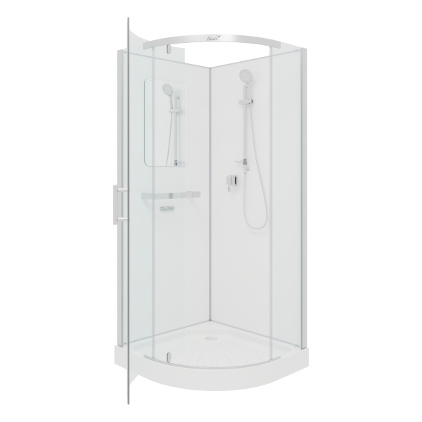 Душевая кабина Ceruttispa 90x205 KORRA90T профиль хром