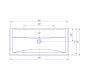 Раковина 101x46 см Asb-Woodline Венеция 22322 белый Раковина 101x46 см Asb-Woodline Венеция 22322 белый