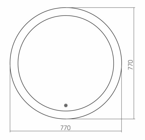 Зеркало GROSSMAN COSMO D77 с LED подсветкой Зеркало GROSSMAN COSMO D77 с LED подсветкой