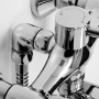 Смеситель для ванны с душевым гарнитуром WasserKRAFT Amper 2902L хром глянцевый