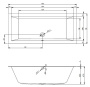 Ванна акриловая RIHO LUGO 180x80  BT0200500000000 Ванна акриловая RIHO LUGO 180x80  BT0200500000000