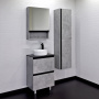 Тумба с раковиной Comforty Эдинбург 60 см 00-00004767 напольная бетон светлый