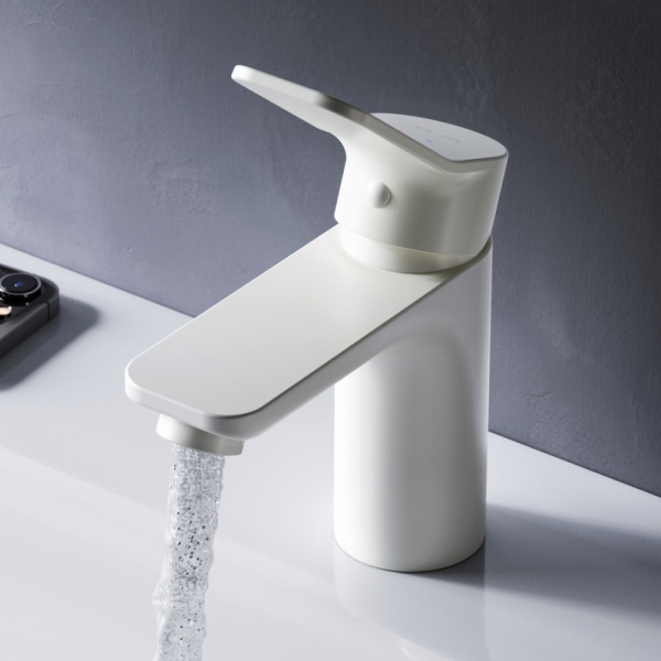 Смеситель для раковины Am.Pm X-Joy белый матовый