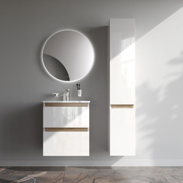 Тумба под раковину Am.Pm X-Joy 55 см M85AFHX0552WG подвесная белая