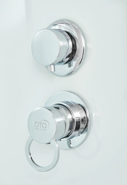 Душевая кабина DTO EM4517LED+GM профиль хром