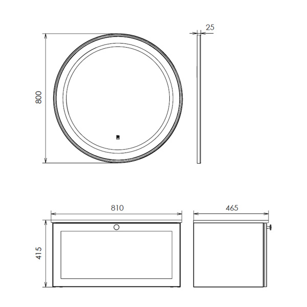 Тумба с раковиной Comforty Ереван 80 см 00-00014864 подвесная серый шелк