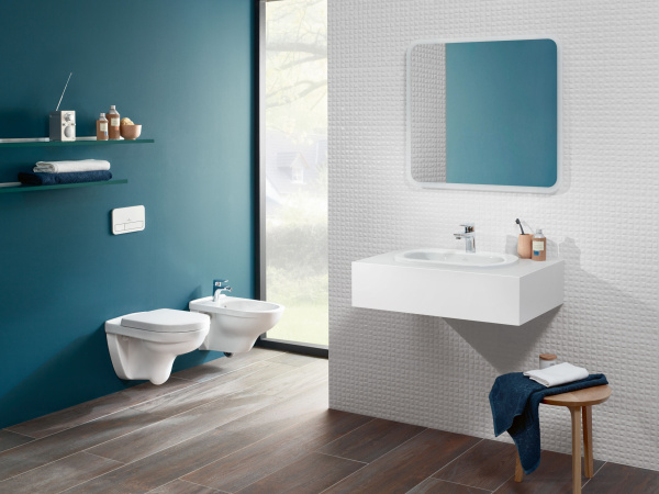 Унитаз Villeroy & Boch O.Novo 5660HRR1 подвесной безободковый с микролифтом