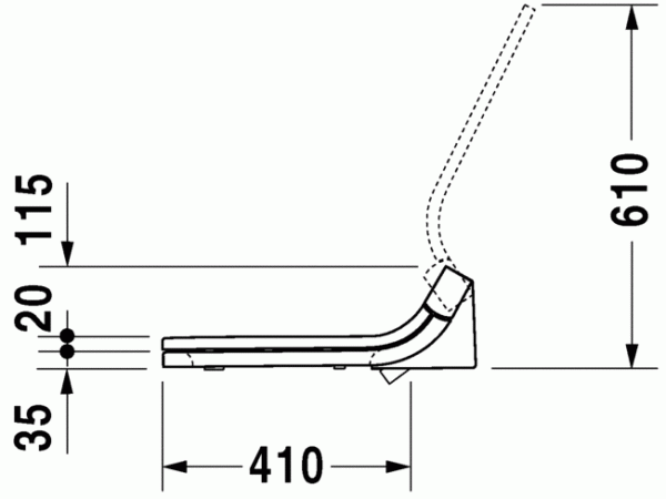 Сиденье для унитаза с душем DURAVIT SensoWash 610001002000300 Сиденье для унитаза с душем DURAVIT SensoWash 610001002000300