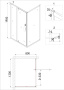 Душевое ограждение 120x80x190 Niagara Nova NG-0220-08 BLACK Душевое ограждение 120x80x190 Niagara Nova NG-0220-08 BLACK