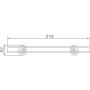 Полка стеклянная 1-ярусная HAIBA HB1607-1 Полка стеклянная 1-ярусная HAIBA HB1607-1