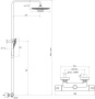 Душевая система с термостатом Ravak TE 093.00/150 Termo 300 X070164 Душевая система с термостатом Ravak TE 093.00/150 Termo 300 X070164