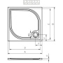Душевой поддон из литьевого мрамора RIHO Kolping DB21 90x90 белый и сифон DB2100500000000 Душевой поддон из литьевого мрамора RIHO Kolping DB21 90x90 белый и сифон DB2100500000000