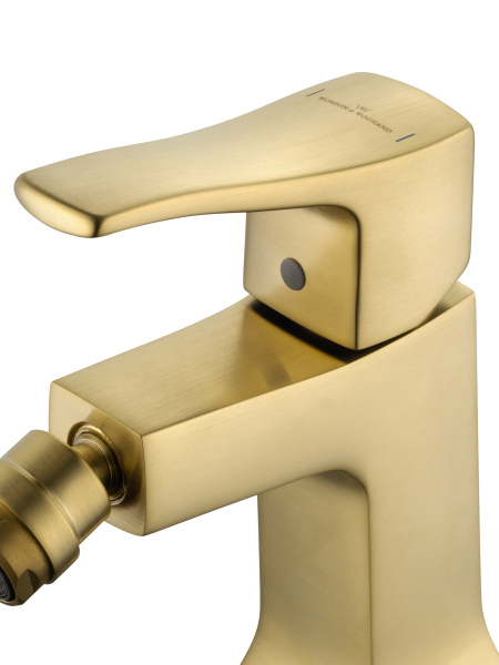 Смеситель для биде Wonzon & Woghand Flex WW-88016072-BG золото брашированный