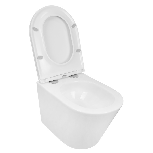 Унитаз Azario Teramo AZ-0053-UQ3 подвесной безободковый с микролифтом