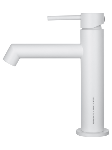 Смеситель для раковины Wonzon & Woghand WW-H1063-MW белый матовый