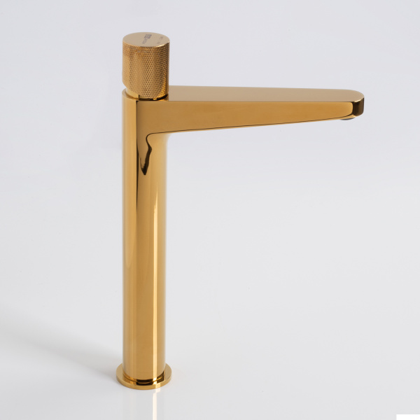 Смеситель для раковины WasserKRAFT Ems 7603H золото глянцевый