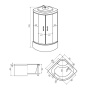 Душевая кабина Erlit Comfort ER3509TP-C4-RUS Душевая кабина Erlit Comfort ER3509TP-C4-RUS