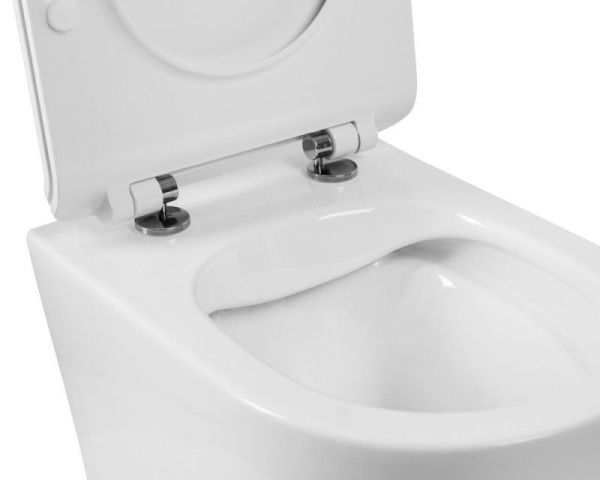 Унитаз подвесной без сиденья  BelBagno SFERA-R BB046CHR Унитаз подвесной без сиденья  BelBagno SFERA-R BB046CHR