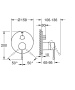 Внешняя часть смесителя для ванны  Grohe Essence+ 24092001 хром Внешняя часть смесителя для ванны  Grohe Essence+ 24092001 хром