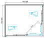 Душевой уголок 80x80 см BelBagno DUE Due-a-2-80-c-cr хром Душевой уголок 80x80 см BelBagno DUE Due-a-2-80-c-cr хром