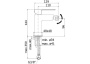 Смеситель для биде Paffoni Elle EL131NO черный Смеситель для биде Paffoni Elle EL131NO черный