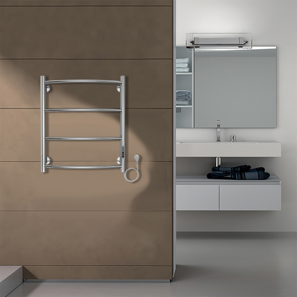 Полотенцесушитель электрический секции диммер справа 53,2x60 см Azario VERONA AZ04856 хром Полотенцесушитель электрический секции диммер справа 53,2x60 см Azario VERONA AZ04856 хром