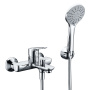 Смеситель для ванны с душевым гарнитуром WasserKRAFT Lippe 4501 хром глянцевый