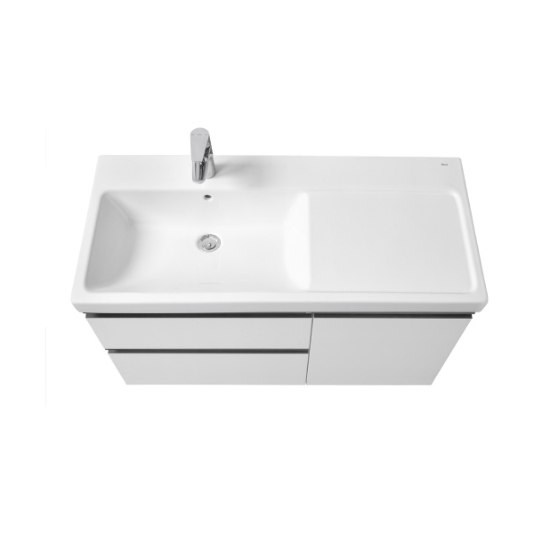 Тумба под раковину Roca Domi 100 см A857477806 подвесная белая