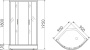 Душевой уголок Erlit ER0509-C4 90x90x195 Душевой уголок Erlit ER0509-C4 90x90x195