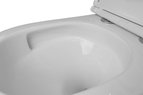 Унитаз Azario Grado AZ-0046-UQ3 подвесной безободковый с микролифтом