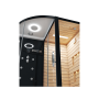 Сауна с душевой 180х110 Cerutti SPA LUGANO Nero-R Black Сауна с душевой 180х110 Cerutti SPA LUGANO Nero-R Black