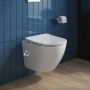 Унитаз подвесной с функцией биде и смесителем  BelBagno UNO BB3105CHR-BS/SC Унитаз подвесной с функцией биде и смесителем  BelBagno UNO BB3105CHR-BS/SC