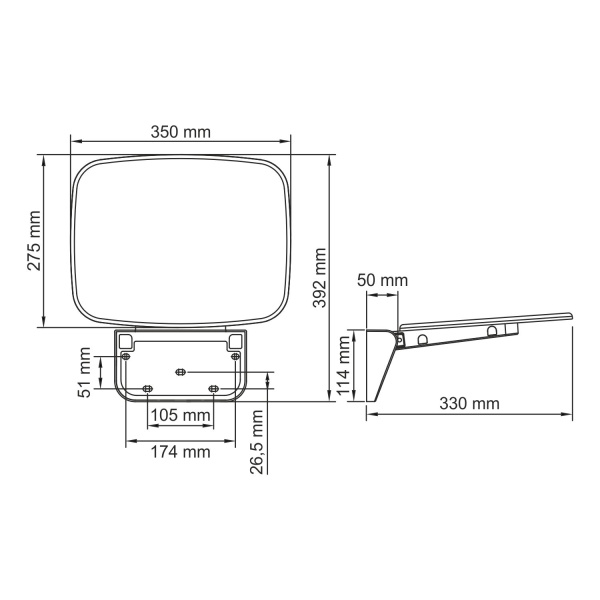 Сиденье для душа WasserKRAFT SS402 Сиденье для душа WasserKRAFT SS402