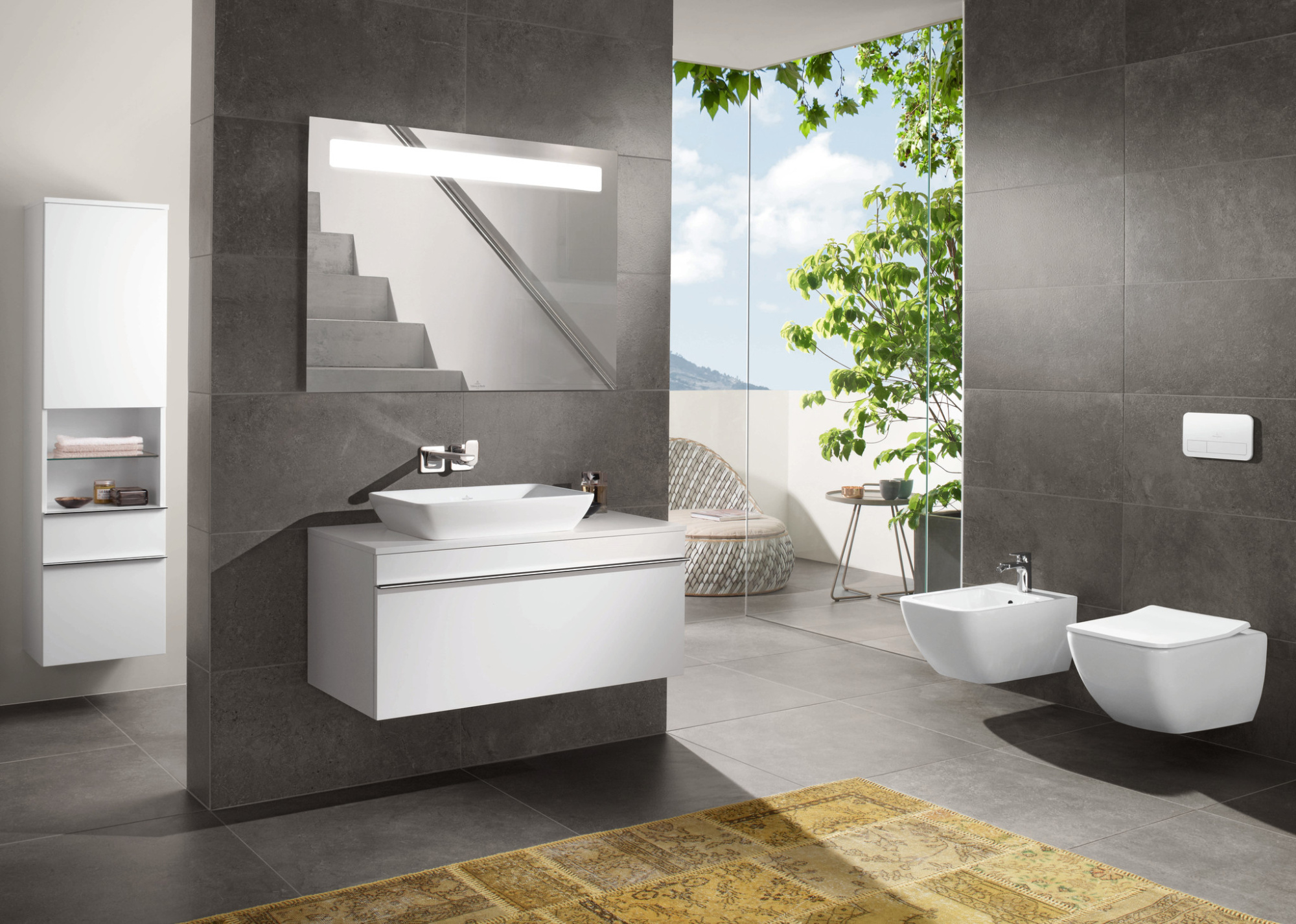 Унитаз Villeroy & Boch Venticello 4611RS01 подвесной безободковый с микролифтом