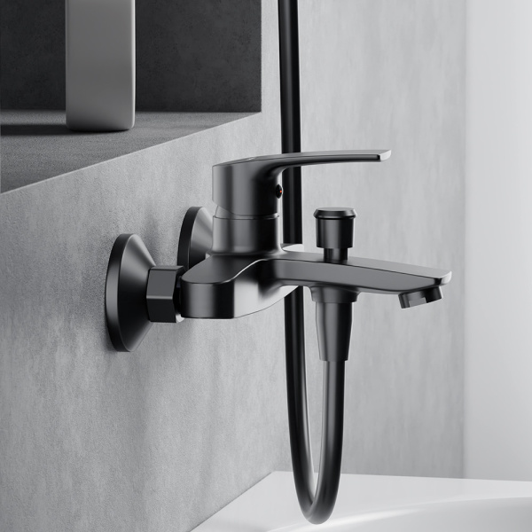 Смеситель для ванны Damixa Eclipse 2.0 481000300 черный матовый