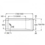 Ванна акриловая Roca Easy 150x70 прямоугольная ZRU9302904 Ванна акриловая Roca Easy 150x70 прямоугольная ZRU9302904