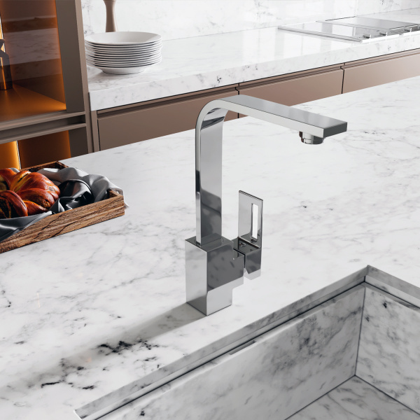 Смеситель для мойки WasserKRAFT Alme 1507 хром глянцевый