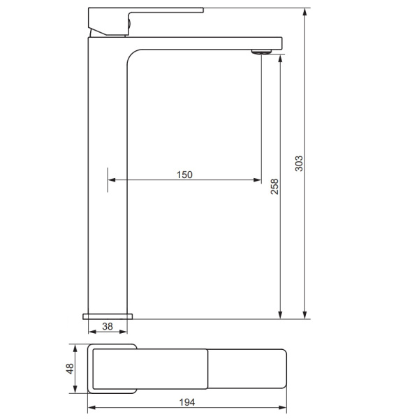 Смеситель для раковины Damixa Gala розовое золото матовый