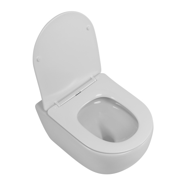 Унитаз Cezares Stream CZR-2426-TH-TOR/SC подвесной безободковый с микролифтом