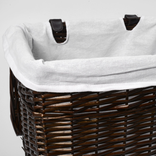 Корзина для белья WasserKRAFT Isar WB-130-M коричневая