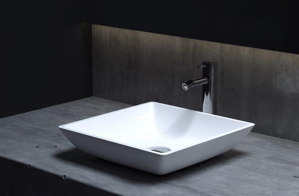 Раковина накладная Salini Callista 40 см 1101208SM белая