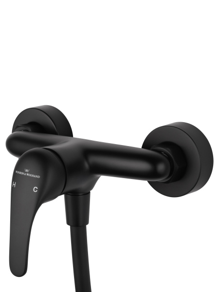 Смеситель для душа с гарнитуром Wonzon & Woghand WW-4540-MB черный матовый