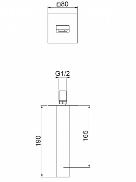 Излив Webert AC0327010 золото