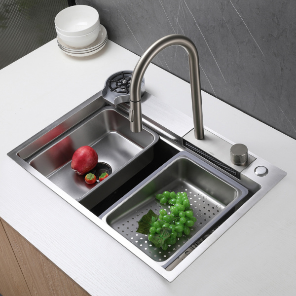 Кухонная мойка Abber Wasser Kreis 70 см AF2194SP сатин