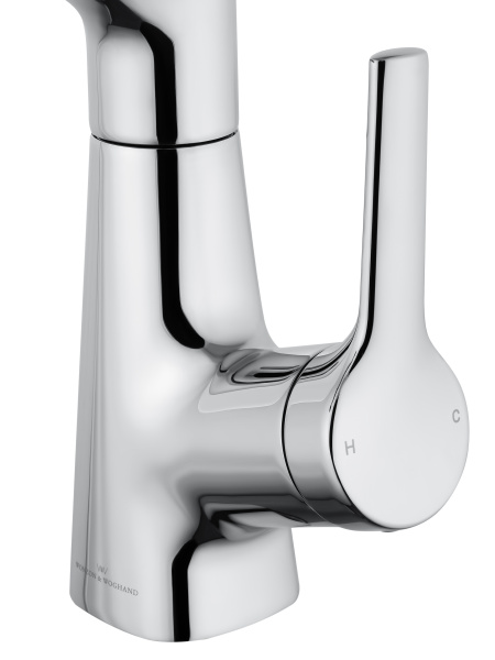 Смеситель для раковины с гигиеническим душем Wonzon & Woghand WW-121B108-CR хром глянцевый