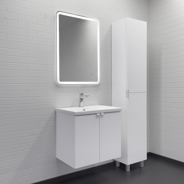 Тумба с раковиной Comforty Лима 60 см 00-00019238 подвесная белая