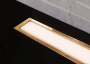 Линейный трап Pestan Confluo Premium Line Gold With White Glass 300 13100088 Линейный трап Pestan Confluo Premium Line Gold With White Glass 300 13100088