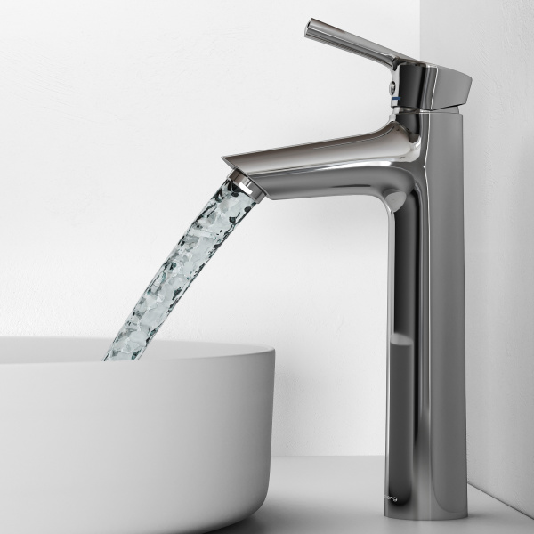 Смеситель для раковины Abelsberg Solida AMF20091CH хром глянцевый